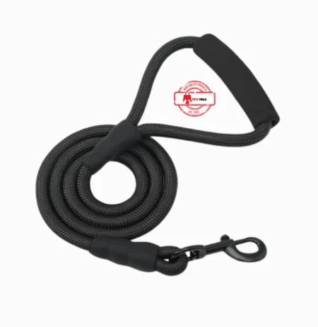 6.5 Feet Nylon Rope and Chain Hybrid Dog Leash n Choke Collar