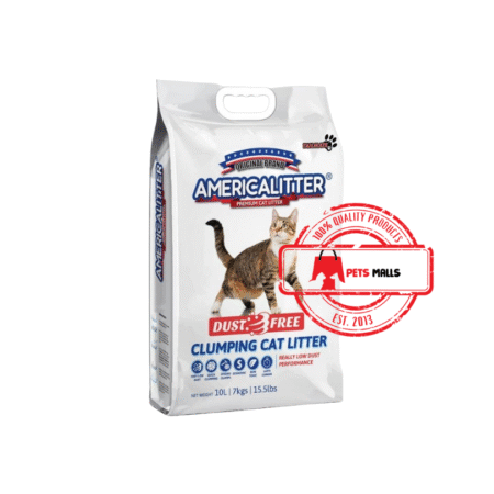 America Litter Dust Free Clumping Litter-10L