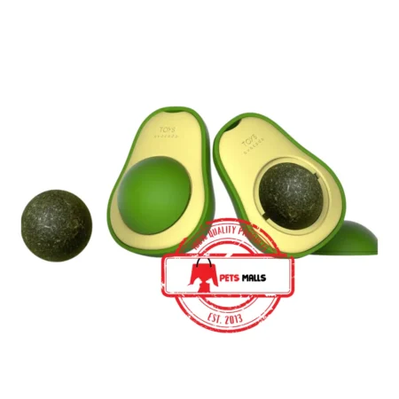 Avocado Shaped Catnip Wall Ball Cat Toys