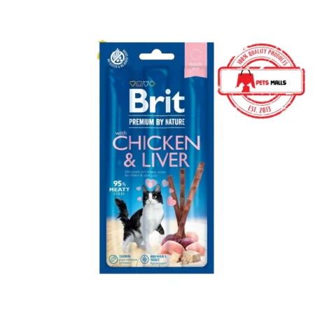 Brit Premium by Nature Cat Sticks with Chicken And Liver