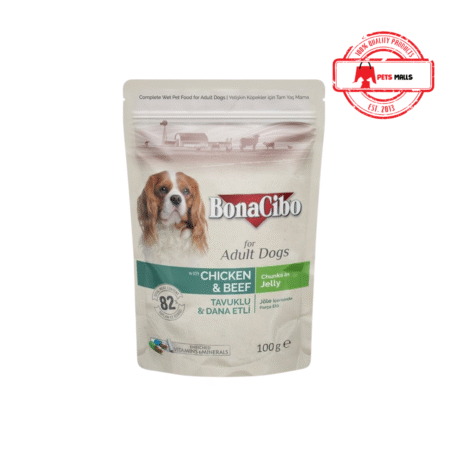 Bonacibo Adult Dog Pouch – Chicken And Beef