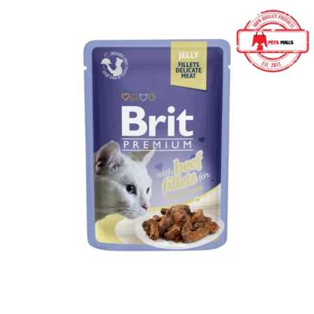 Brit Premium Delicate Meat Fillets In Jelly For Adult Cats – 85 Gram