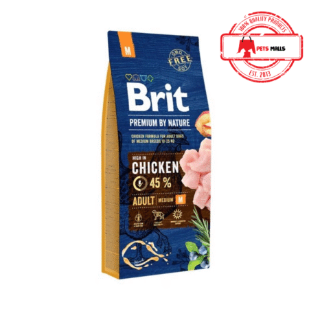 Brit Premium by Nature Chicken Formula For Adult Dog of Medium Breed 1 kg