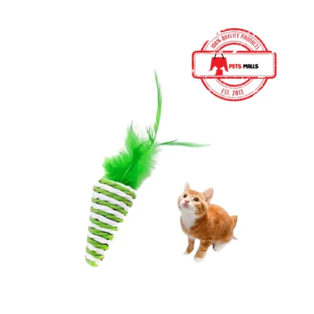 Cat Sisal Toy Interactive Feather