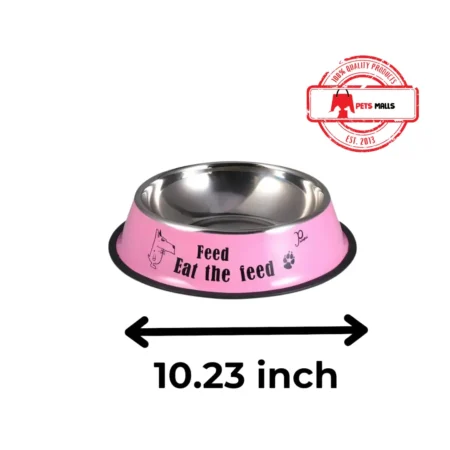 Colored Stainless Steel Pet Bowl for Pets
