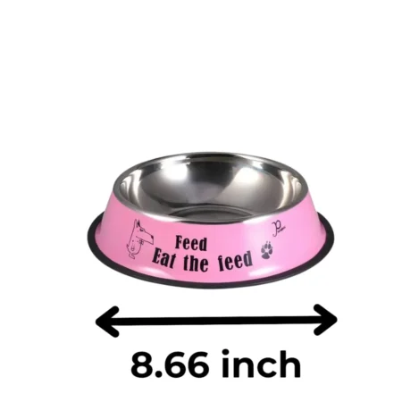 Colored Stainless Steel Pet Bowl for Pets Large