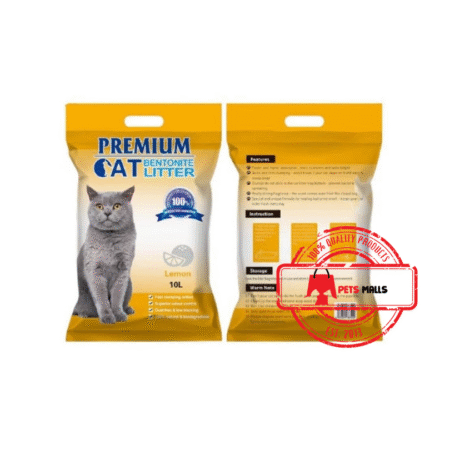 Premium Bentonite Cat Litter Lemon Scent size large