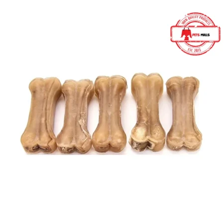 Raw Hide Bones For Dogs – 5 In 1 Pack