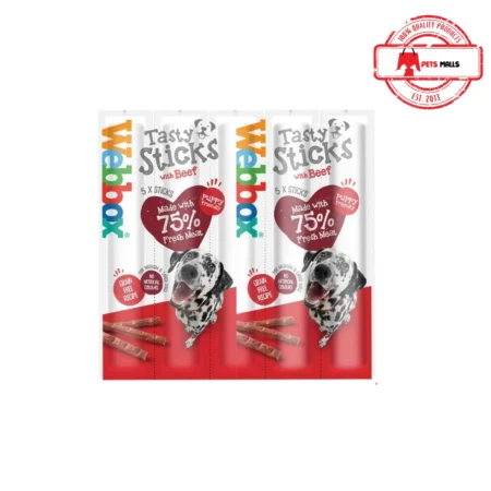 Webbox Tasty Sticks Dog Treats – Beef