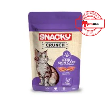 Jungle Snacky Crunch Hair And Skin Care Cat Treat With Chicken
